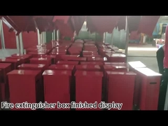 Wyświetlacz wykończonej skrzynki gaśnic