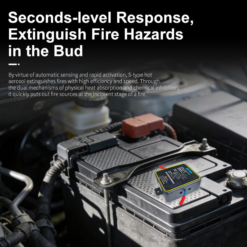 Auto Fire Extinguisher Ball Self Activating For Car Engine Electrical Cabinets QRRO.03G/S