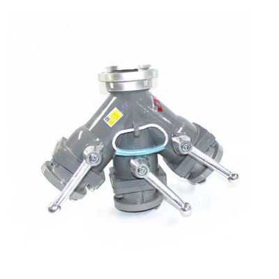 Węże przeciwpożarowe 65# trzy separator wody wlewu wody, trzy krwawienie wykonane z wysokiej jakości aluminium