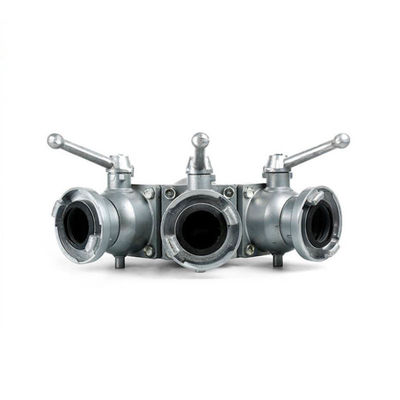 Węże przeciwpożarowe 65# trzy separator wody wlewu wody, trzy krwawienie wykonane z wysokiej jakości aluminium