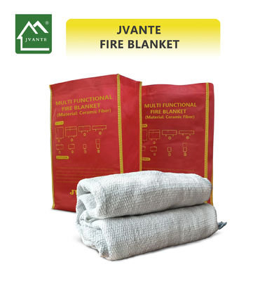 2 mm grubości, można dostosować rozmiar, Ceramic Fiber Fire Blanket, biały, odporny na ogień wysokiej temperatury stojące produkty pierwszej pomocy