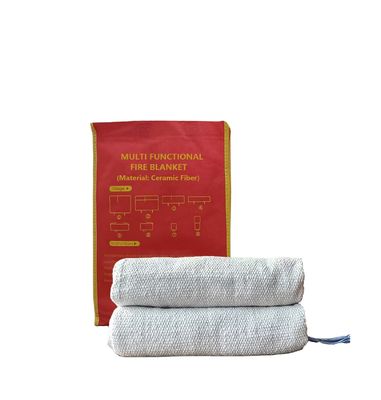 Biały Ceramic Fiber Fire Coat Idealne rozwiązanie awaryjne dla fabryki