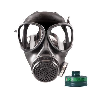 Szary KN95 wielokrotnie używalny silikonowy respirator do ochrony przed pyłem i funkcji maski gazowej