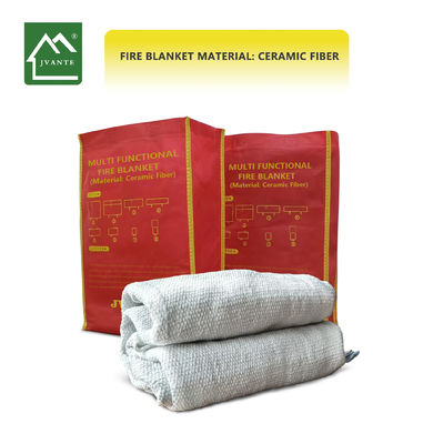 Jvante Ceramic Fiber Fire Blanket 1m*2m 2m*2m lub dostosowywalny wysokotemperaturowy Ceramic Fiber Fire Blanket