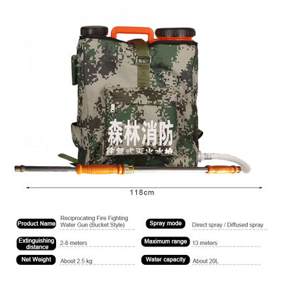 Rzecznik Wzajemny Ogień Pistolet Wodny 20L Przenośny Spryskiwacz Pożarny